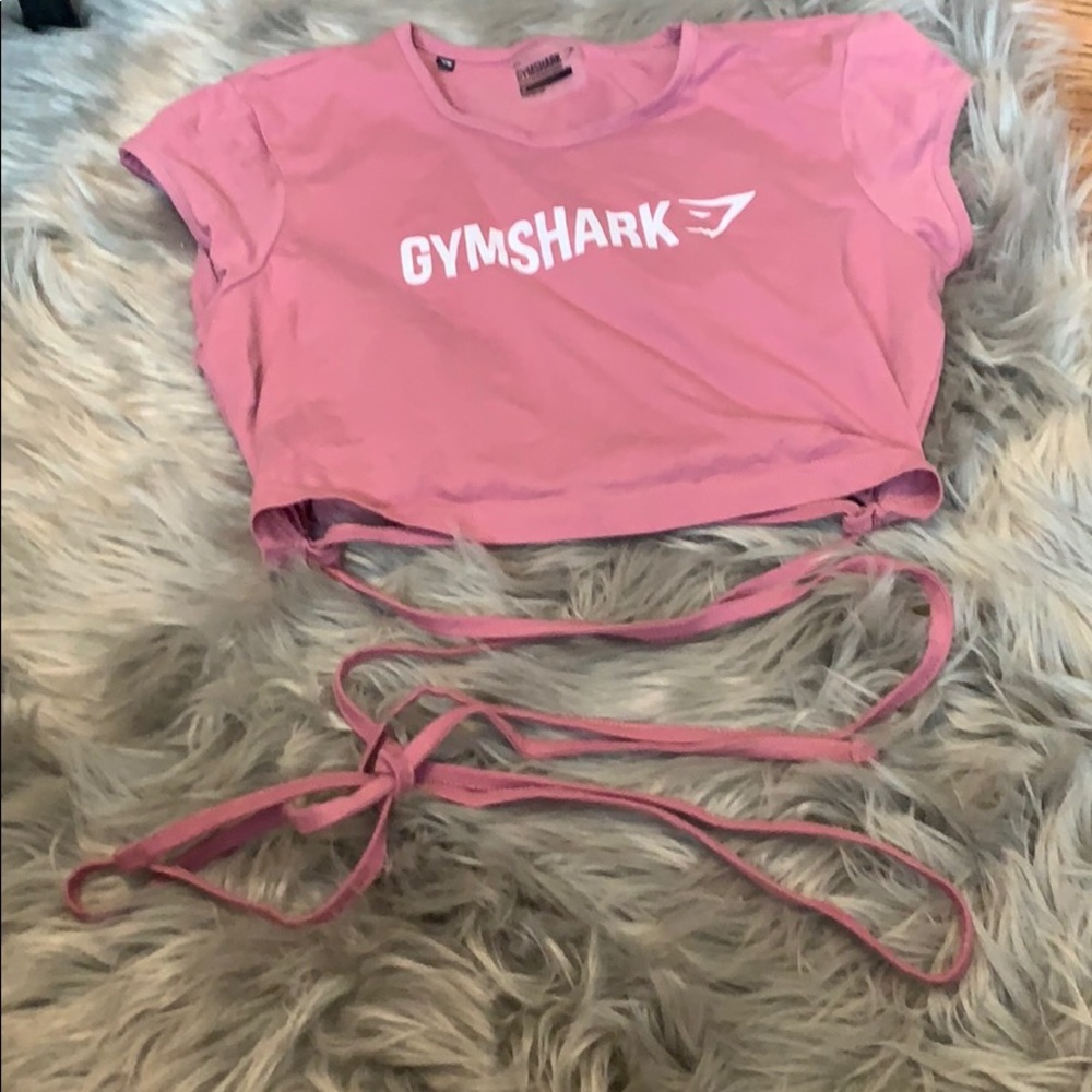 Gymshark crop tie top